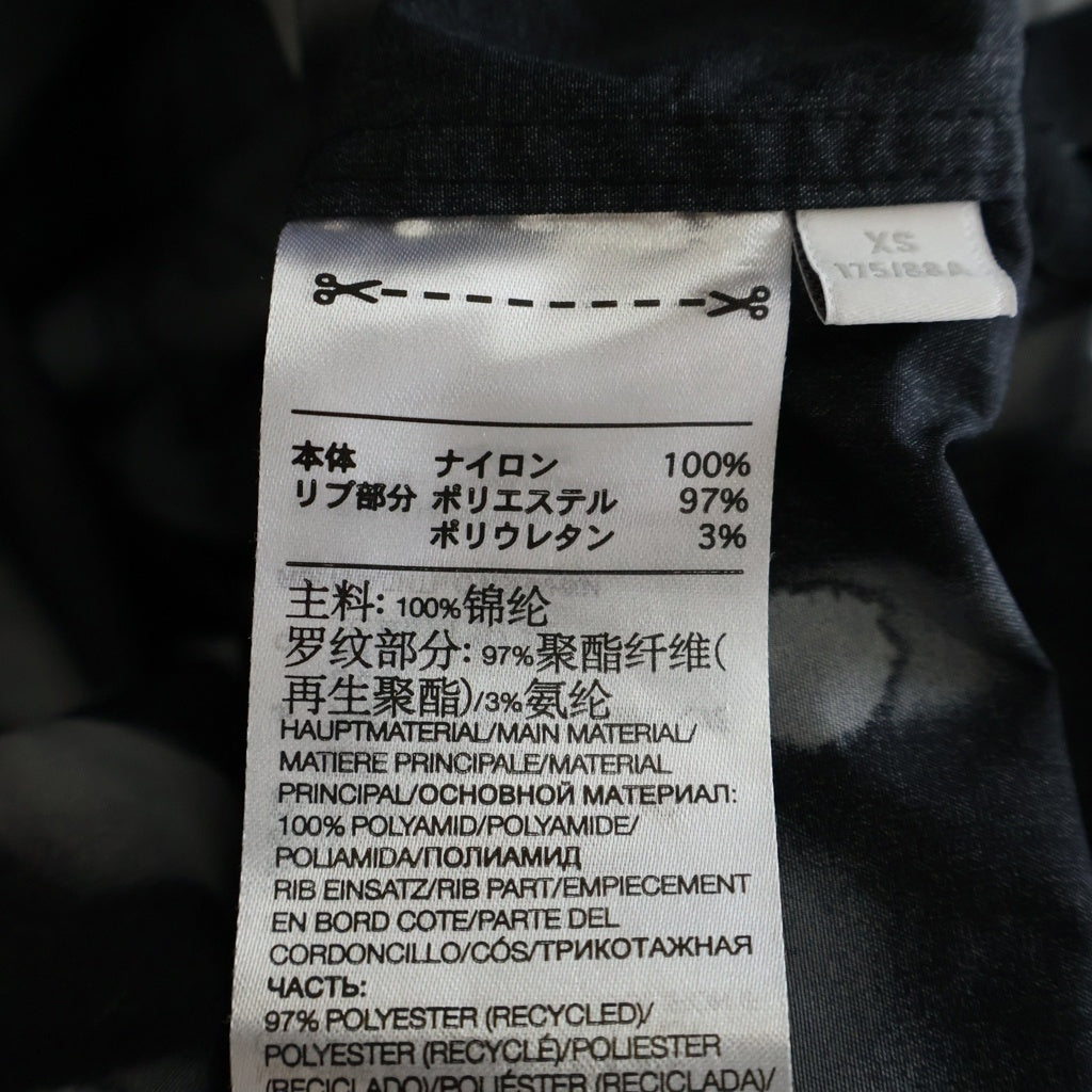 adidas(アディダス) ×Y-3 3-Stripes Short Sleeve Tee ワイスリー スリーストライプス ロゴエンブロイダリー ナイロン Vネック半袖Tシャツ カットソー ブラック HN1975 2J0001