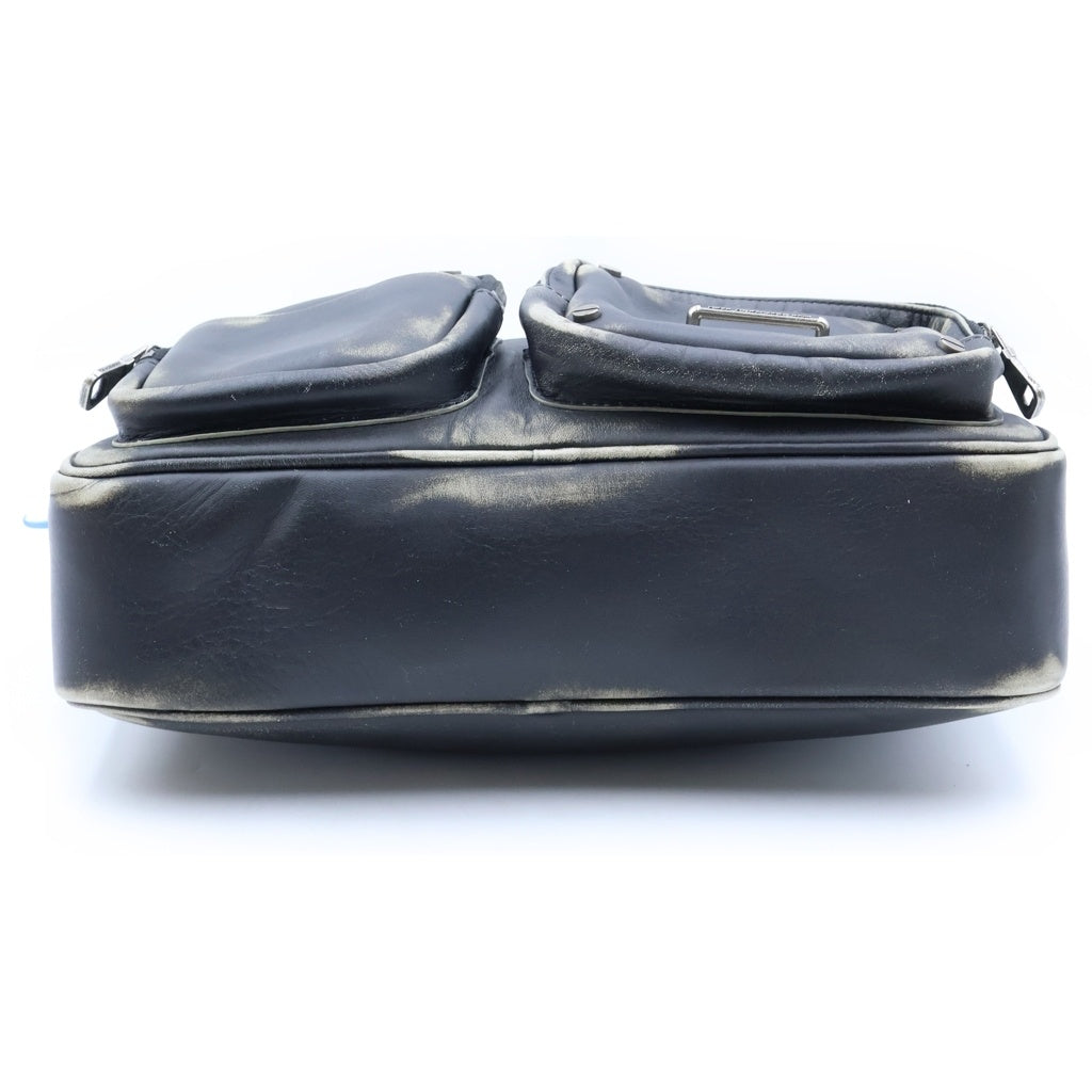 ADSB ANDERSSON BELL(アンダースンベル) BUTTERFLY BAG ヴィンテージ加工 バタフライ ショルダーバッグ ブラック AN26SSBAOT00002501 レディース