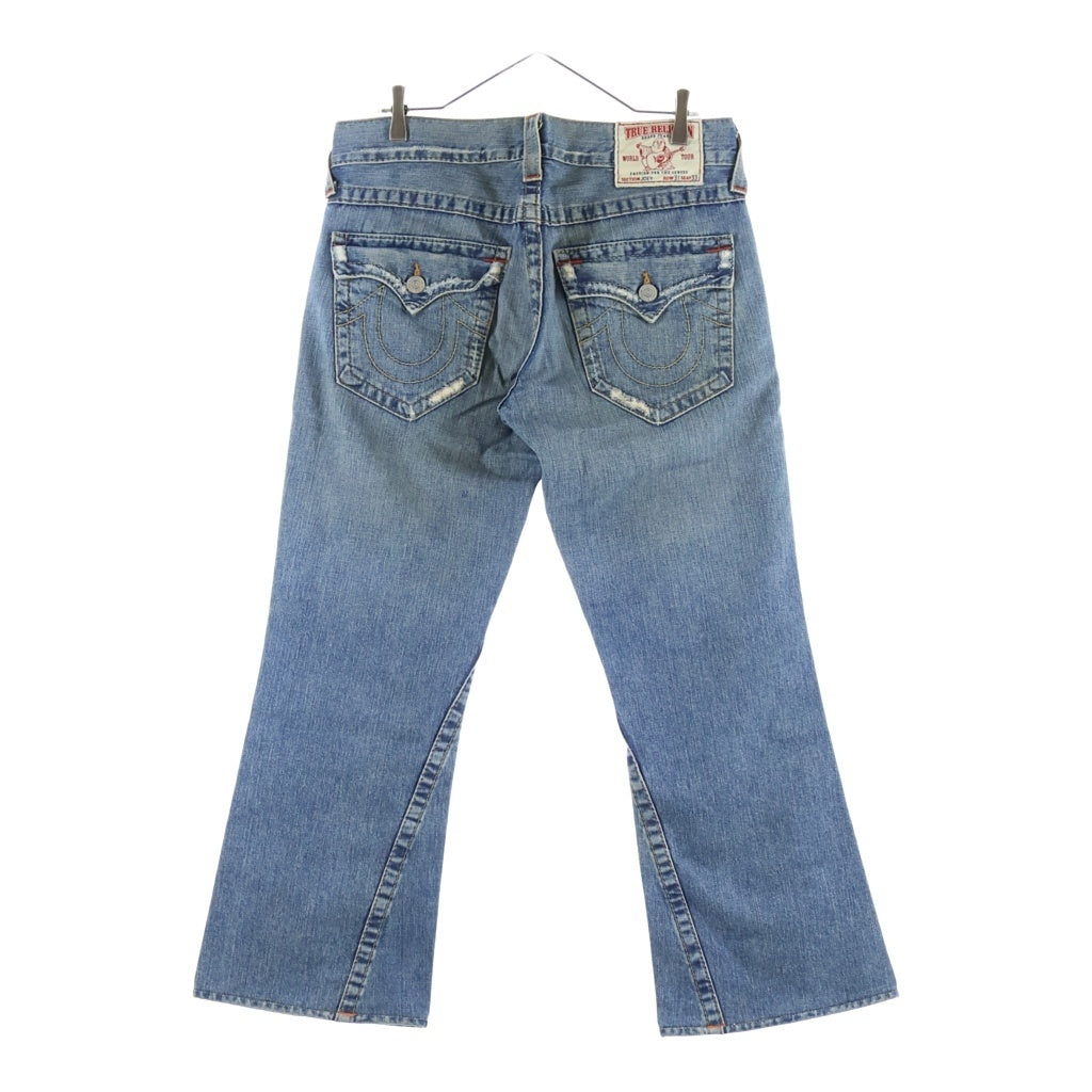 TRUE RELIGION(トゥルーレリジョン) JOEY ジョーイ コットン フレア ブーツカットデニムパンツ インディゴ 25764