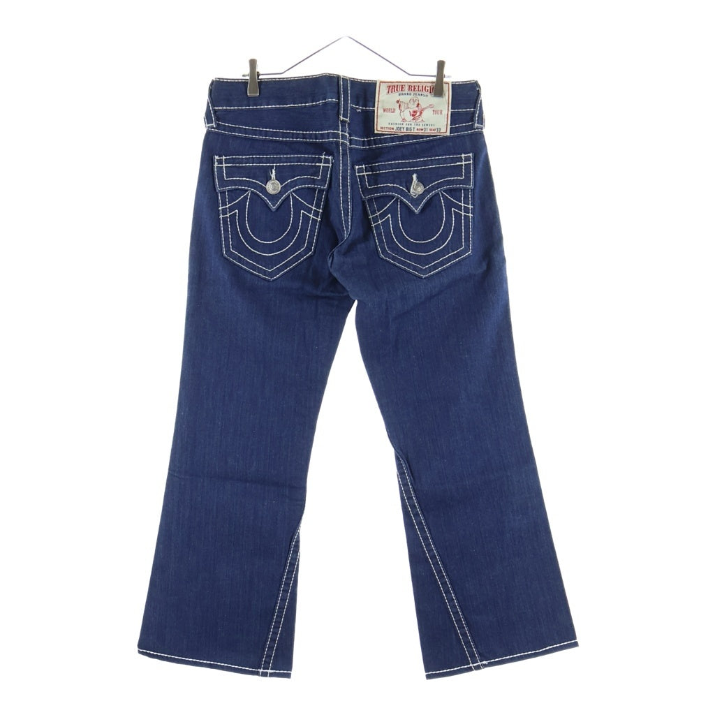 TRUE RELIGION(トゥルーレリジョン) JOEY BIG T ジョーイ コットン フレア ブーツカットデニムパンツ インディゴ 28993