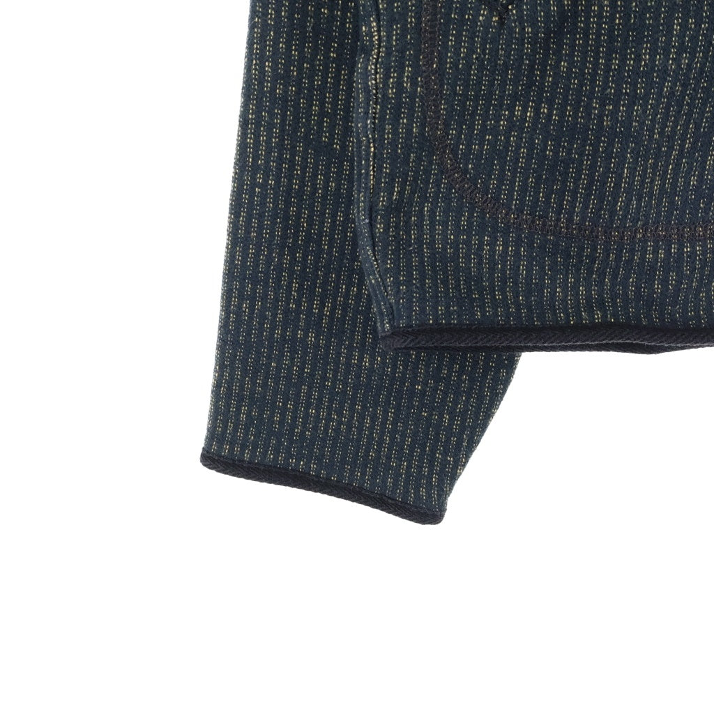 RRL(ダブルアールエル) ニットフリース ジャガード ジャケット ブラック
