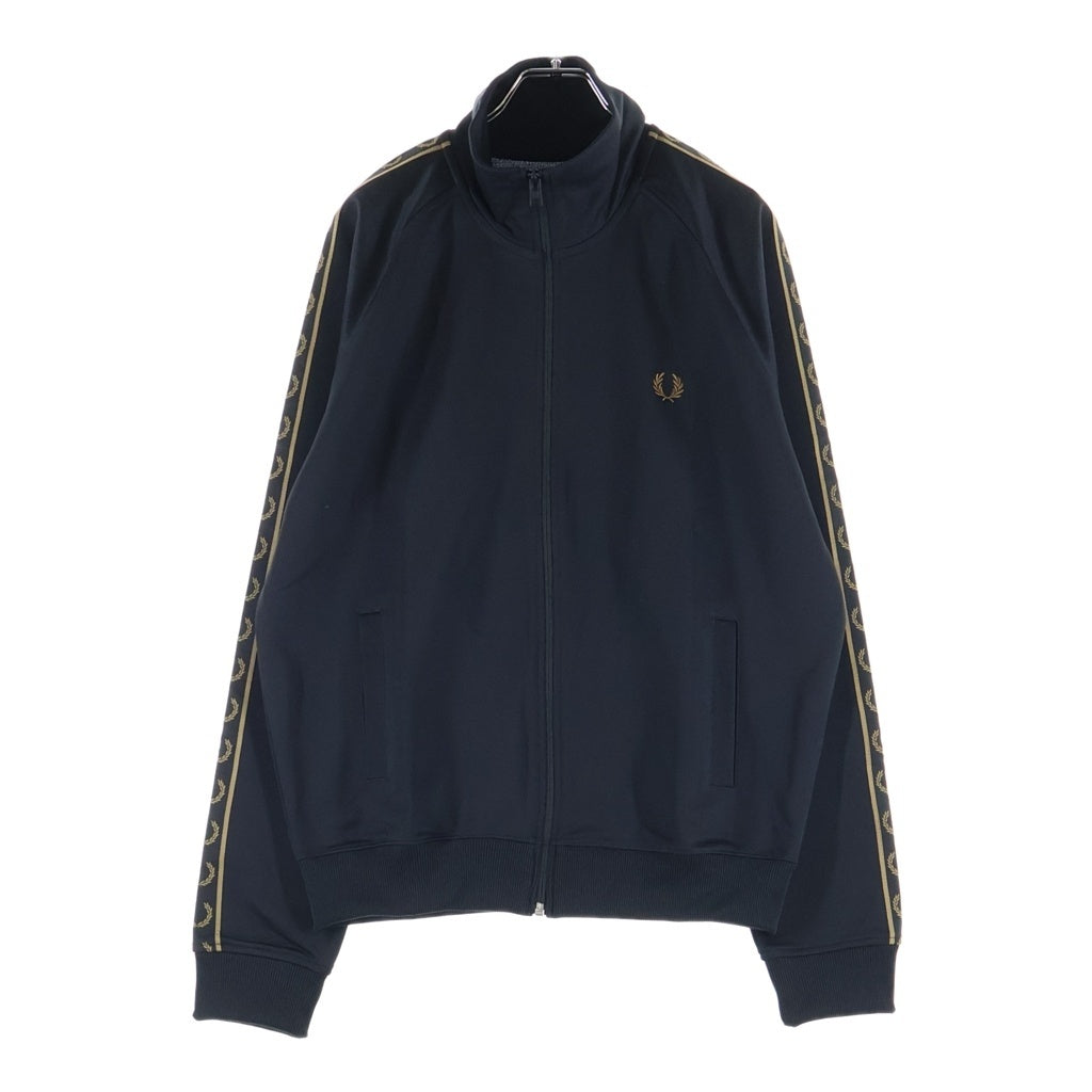 FRED PERRY(フレッドペリー) Contrast Tape Track Jacket コントラストテープ トラックジャケット ブラック J5557