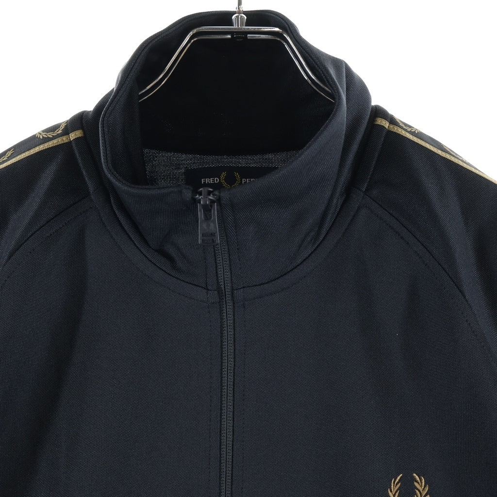 FRED PERRY(フレッドペリー) Contrast Tape Track Jacket コントラストテープ トラックジャケット ブラック J5557