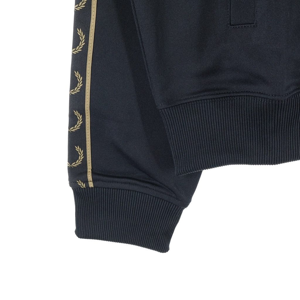 FRED PERRY(フレッドペリー) Contrast Tape Track Jacket コントラストテープ トラックジャケット ブラック J5557