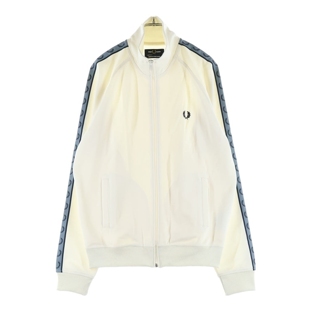 FRED PERRY(フレッドペリー) Contrast Tape Track Jacket コントラストテープ トラックジャケット ホワイト J5557