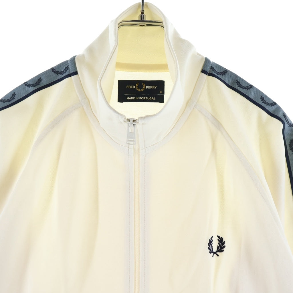 FRED PERRY(フレッドペリー) Contrast Tape Track Jacket コントラストテープ トラックジャケット ホワイト J5557