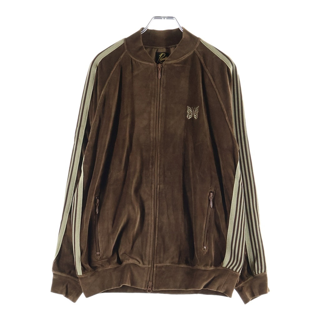Needles(ニードルス) Velour Track Jacket ベロア トラックジャケット ブラウン LQ234