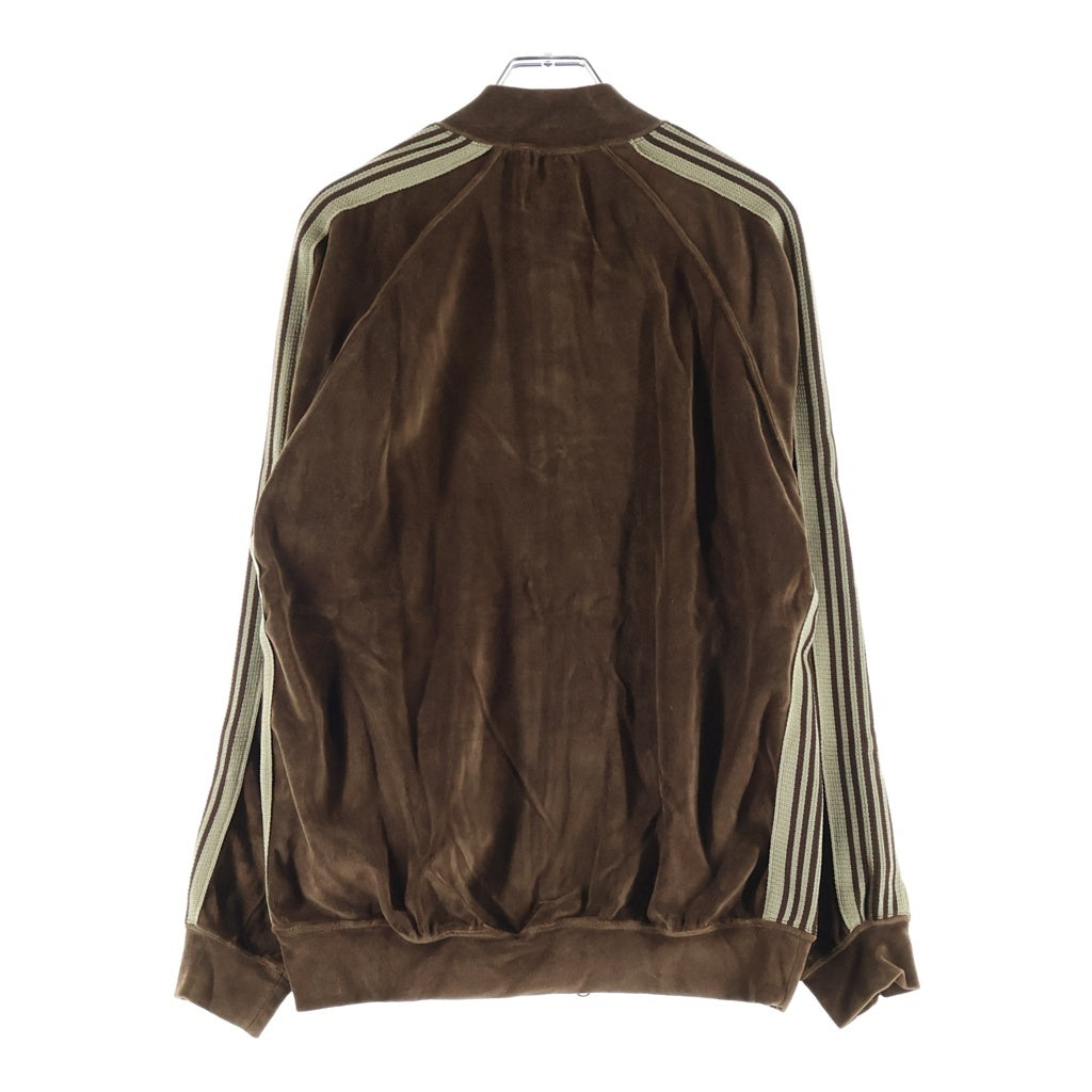 Needles(ニードルス) Velour Track Jacket ベロア トラックジャケット ブラウン LQ234