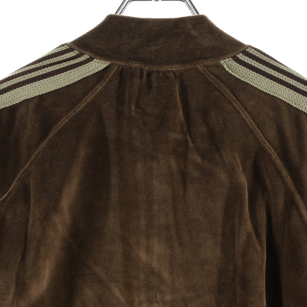 Needles(ニードルス) Velour Track Jacket ベロア トラックジャケット ブラウン LQ234