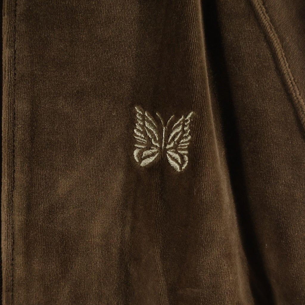 Needles(ニードルス) Velour Track Jacket ベロア トラックジャケット ブラウン LQ234