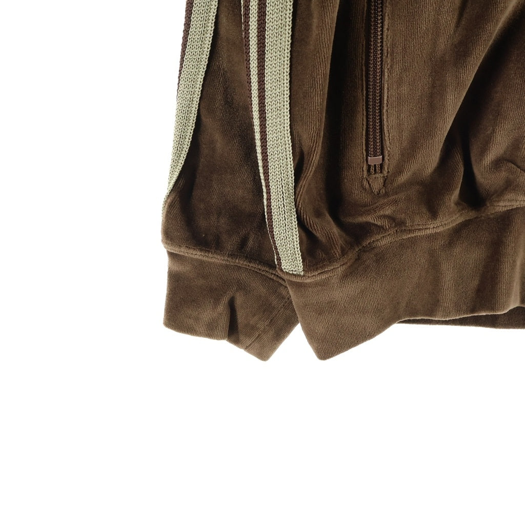 Needles(ニードルス) Velour Track Jacket ベロア トラックジャケット ブラウン LQ234