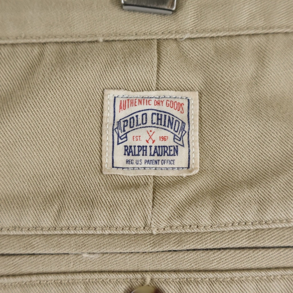 POLO RALPH LAUREN(ポロラルフローレン) BEAMS別注 THE BIG CHINO ビッグチノ ショートパンツ ベージュ