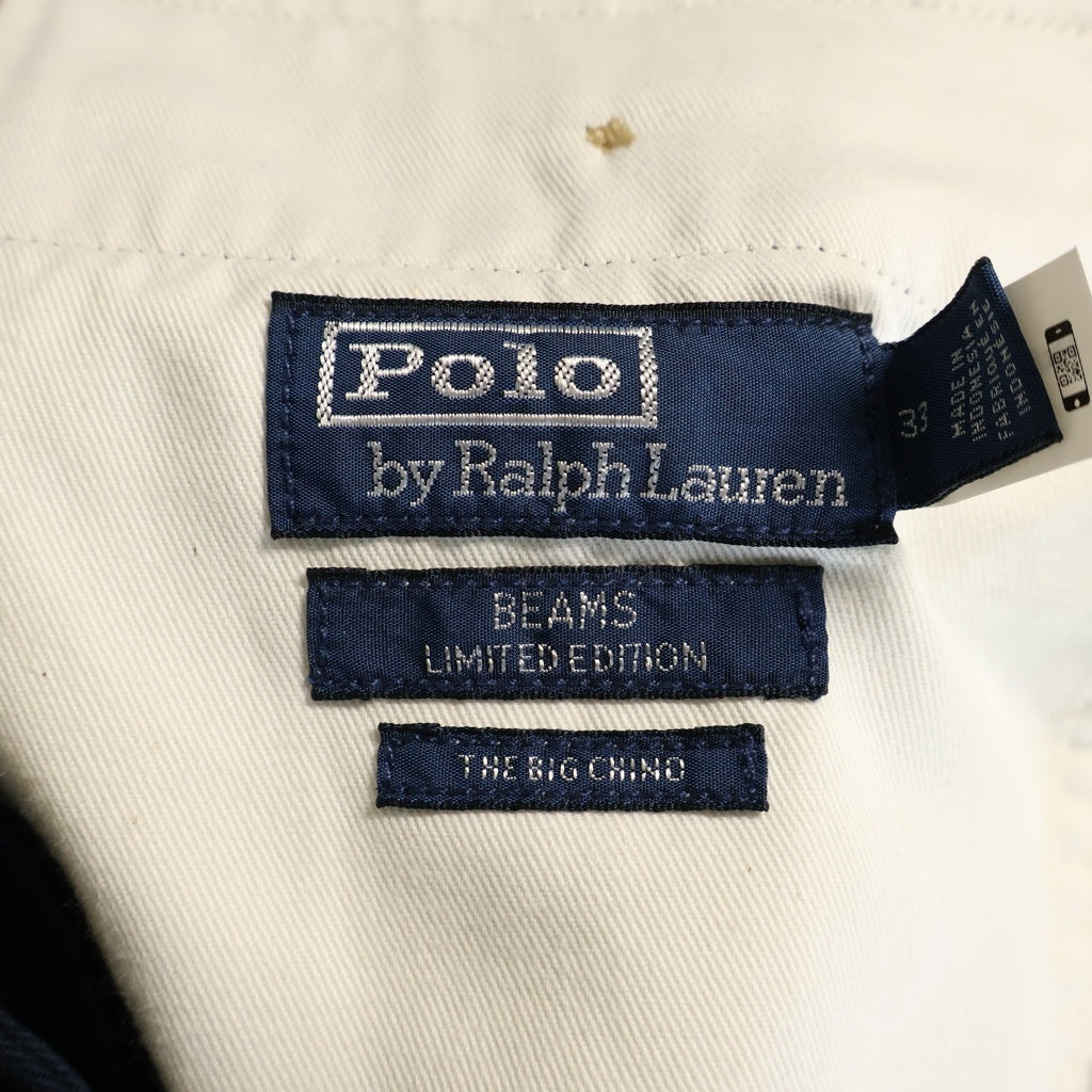 POLO RALPH LAUREN(ポロラルフローレン) BEAMS別注 THE BIG CHINO ビッグチノ ショートパンツ ネイビー