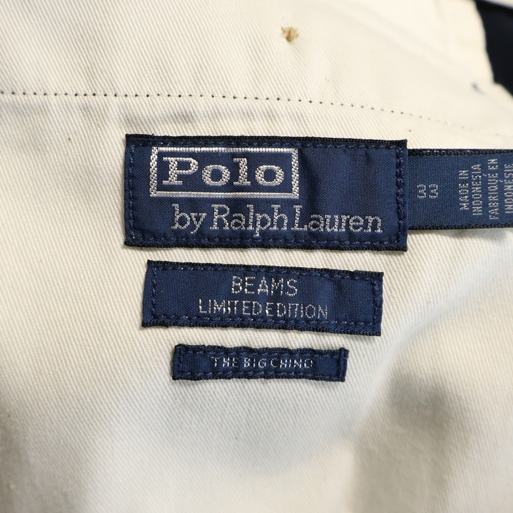 POLO RALPH LAUREN(ポロラルフローレン) BEAMS別注 THE BIG CHINO ビッグチノ ショートパンツ ネイビー
