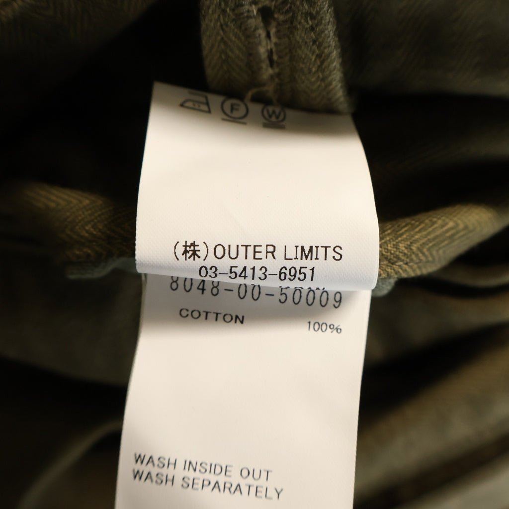 NIGEL CABOURN(ナイジェルケーボン) BATTLE DRESS PANT バトル ヘリンボーンツイル ドレス パンツ カーキ 8048-00-50009