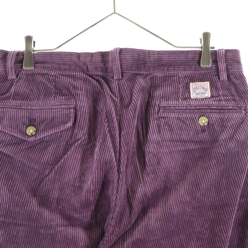 POLO RALPH LAUREN(ポロラルフローレン) THE WHITMAN PANT RELAXED FIT ホイットマン リラックスフィット コーデュロイパンツ パープル