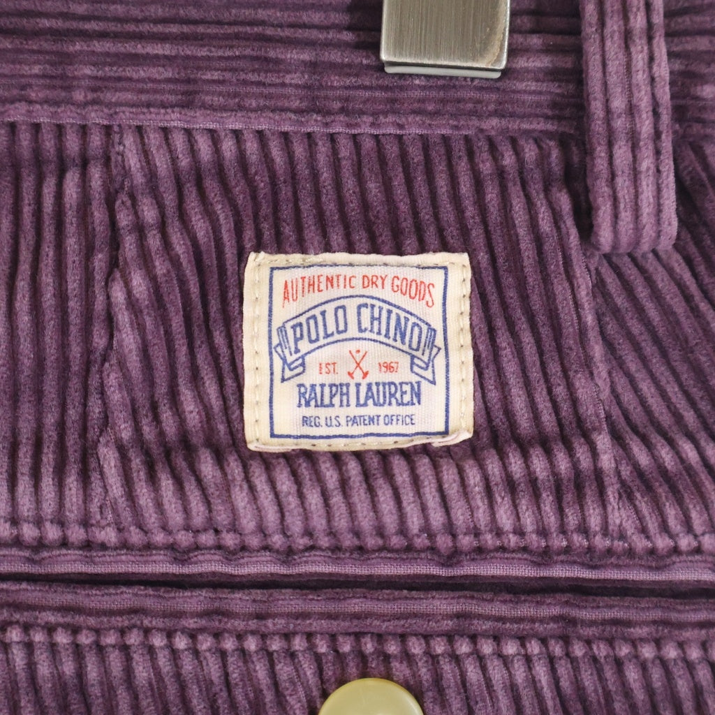POLO RALPH LAUREN(ポロラルフローレン) THE WHITMAN PANT RELAXED FIT ホイットマン リラックスフィット コーデュロイパンツ パープル