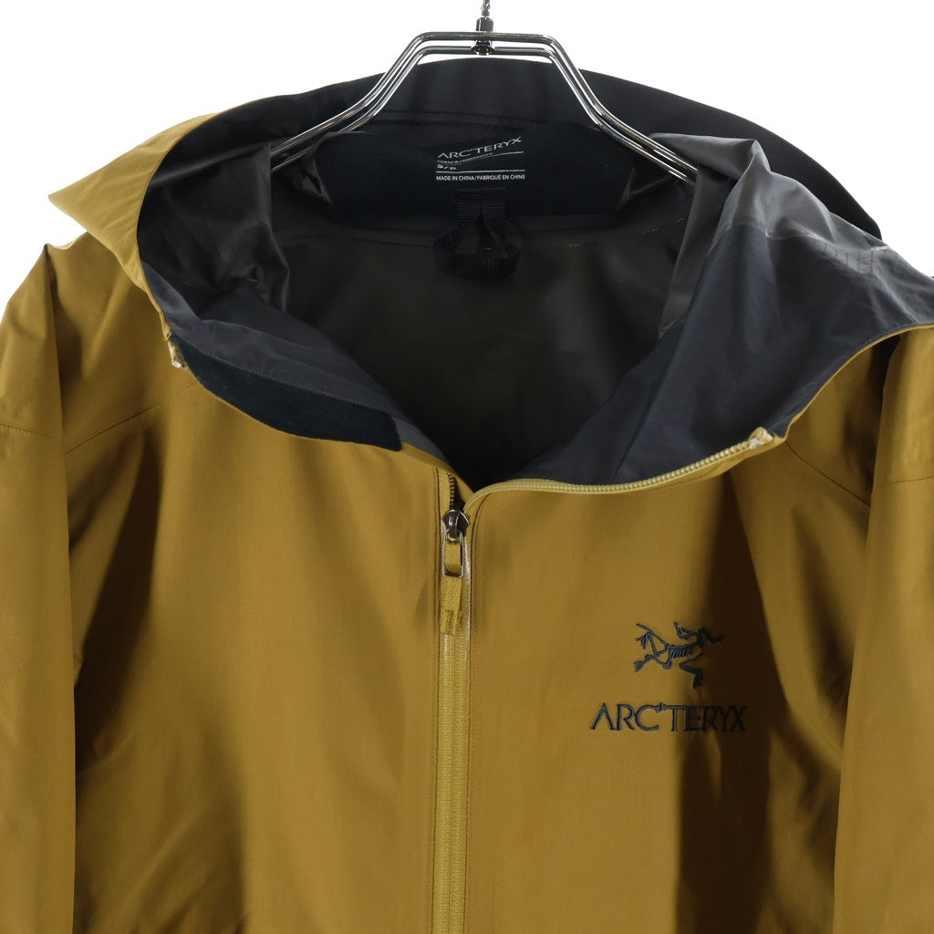 ARC'TERYX(アークテリクス) ZETA SL JACKET GORE-TEX ゼータSL ゴアテックス フーデッドナイロンジャケット イエロー 21776-120124