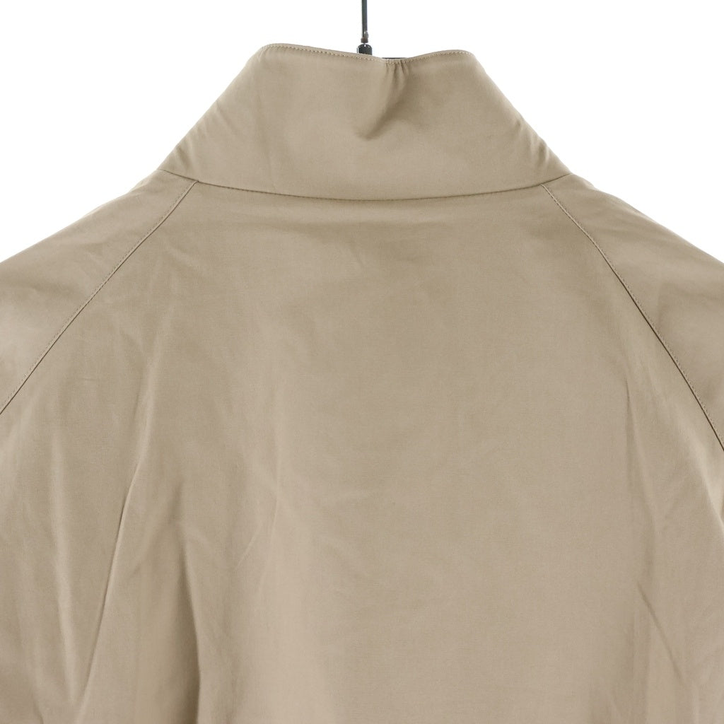 BARACUTA(バラクータ) ×BEAMS G9 Classic Model ジーナインクラシックモデル モックネックジップアップブルゾン ライナーチェック ベージュ BRCPS0598