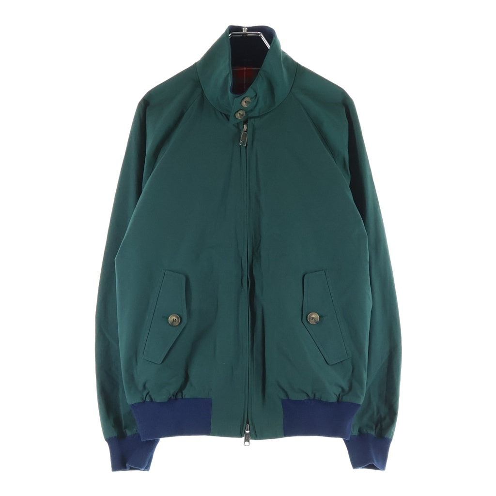 BARACUTA(バラクータ) SWING TOP JACKET スイングトップジャケット ジップアップブルゾン 襟付き ライナーチェック グリーン 1402015