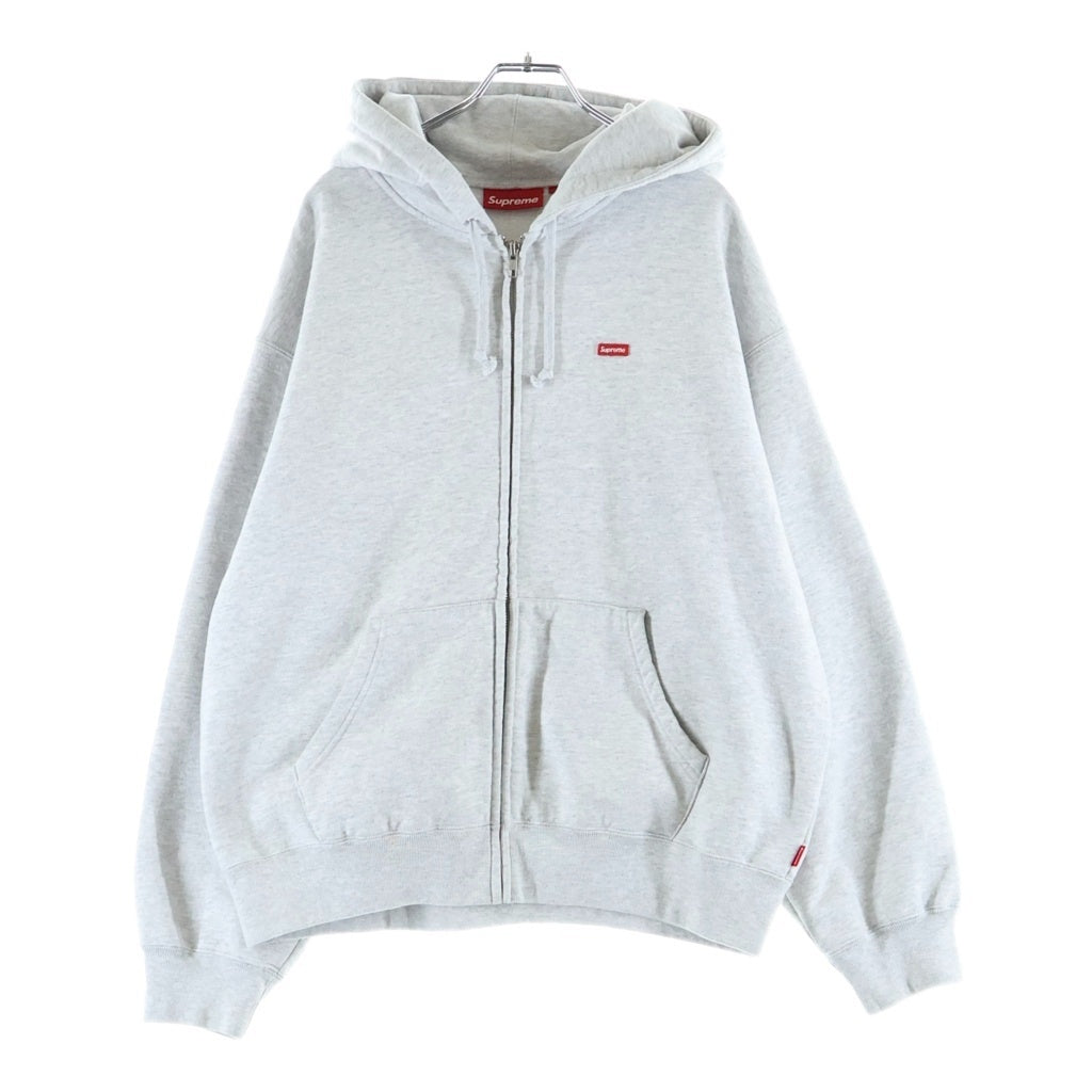 SUPREME(シュプリーム) 26SS Small Box Zip Up Hooded Sweatshirt スモールボックスロゴ ジップアップフーデッドスウェットシャツ パーカー グレー