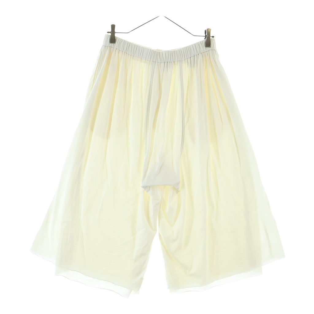 MARNI(マルニ) 19SS コットン ウエストゴム クロップドワイドパンツ アイボリー PJMU0011A0