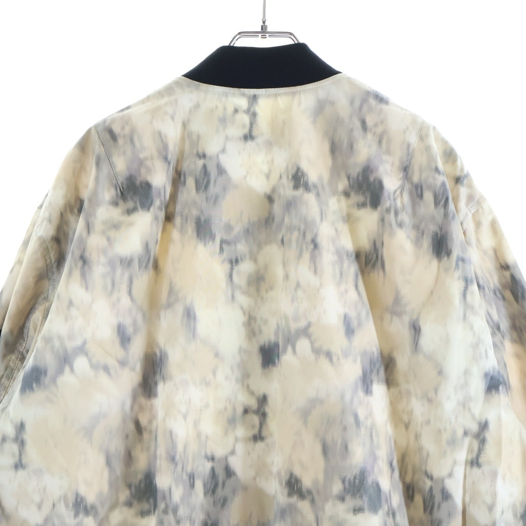 RAF SIMONS(ラフシモンズ) 22SS School uniform bomber スクールユニフォーム タイダイ ボンバージャケット ベージュ 221-624