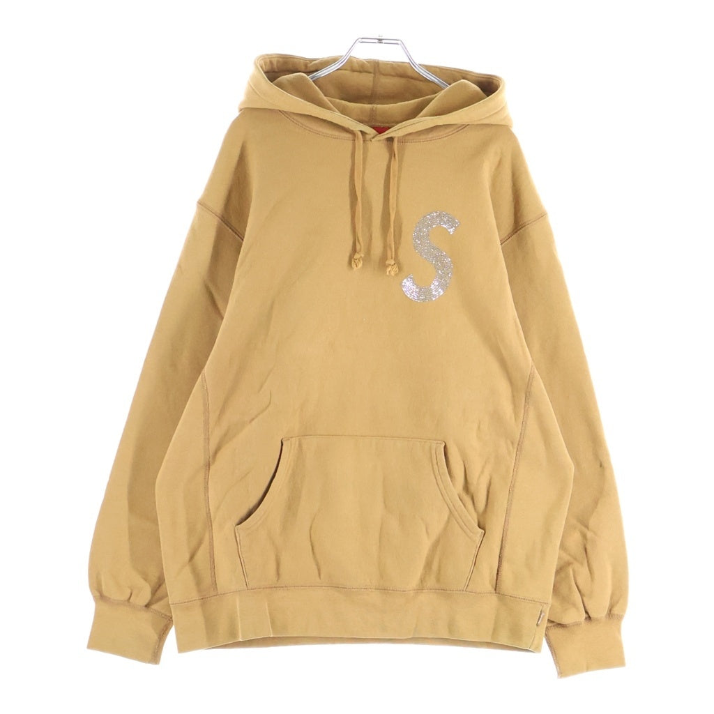 SUPREME(シュプリーム) 21SS Swarovski S Logo Hooded Sweatshirt スワロフスキー Sロゴ プルオーバーフーデッドスウェットシャツ パーカー ブラウン