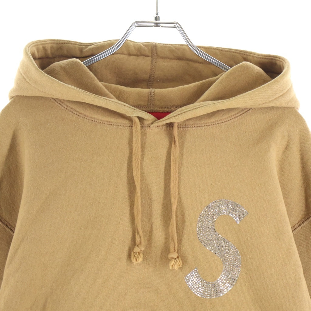 SUPREME(シュプリーム) 21SS Swarovski S Logo Hooded Sweatshirt スワロフスキー Sロゴ プルオーバーフーデッドスウェットシャツ パーカー ブラウン