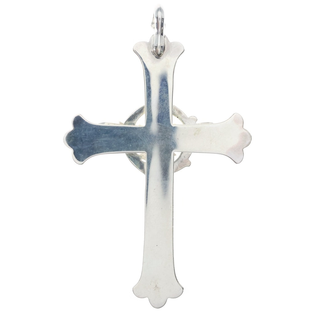 鷲見太郎(ワシミタロウ) CROSS PENDANT SOLID MEDICINE WHEEL EAGLE EG-05/K18 ソリッドメディシンホイール 頭金イーグル クロスペンダントトップ シルバー/ゴールド W-1CROSS-C33