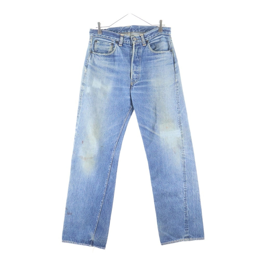 Levi's(リーバイス) 50S VINTAGE 501XX 53MODEL ヴィンテージ 53モデル 革パッチ 両面ビッグE 均等V ボタンフライ デニムパンツ インディゴ