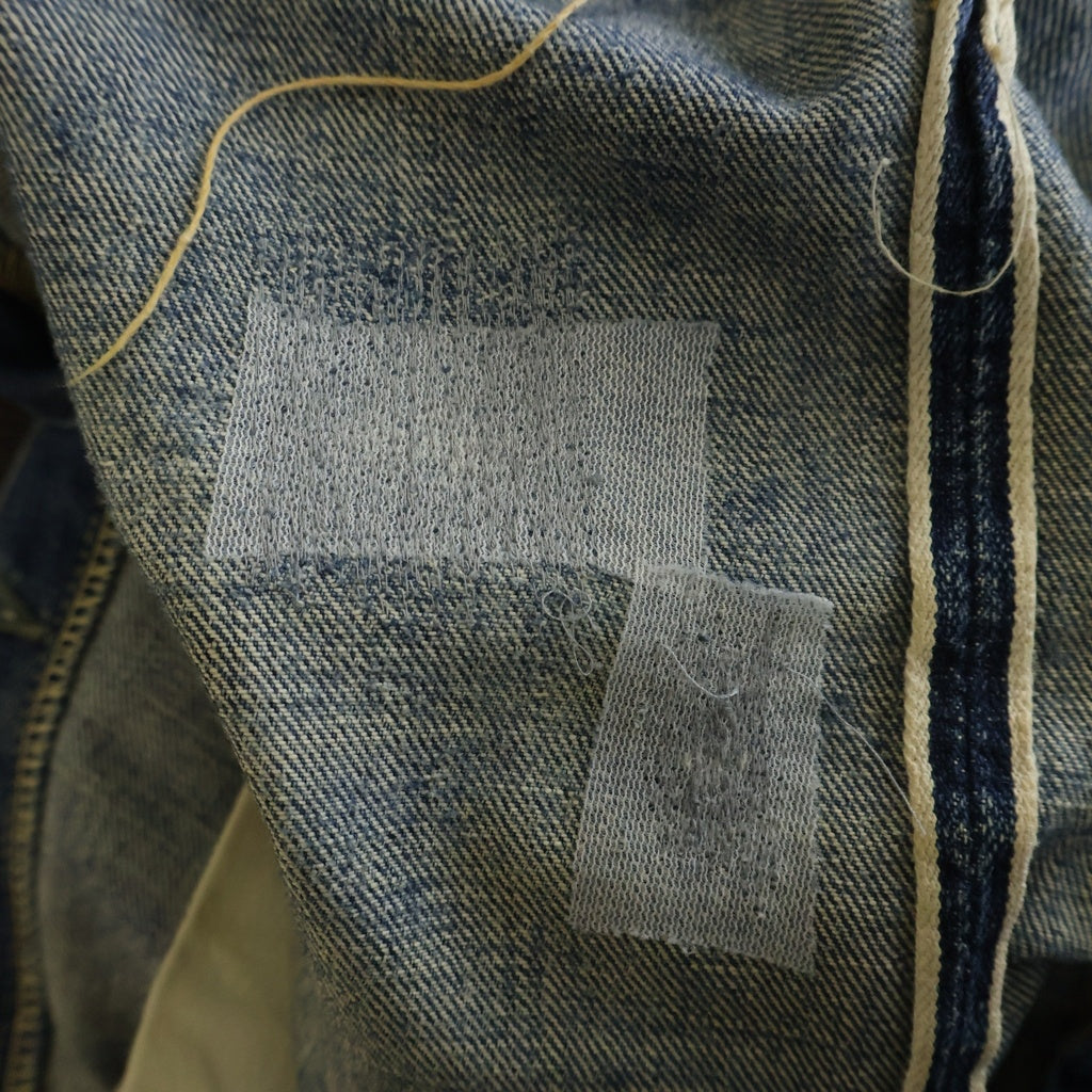 Levi's(リーバイス) 50S VINTAGE 501XX 53MODEL ヴィンテージ 53モデル 革パッチ 両面ビッグE 均等V ボタンフライ デニムパンツ インディゴ
