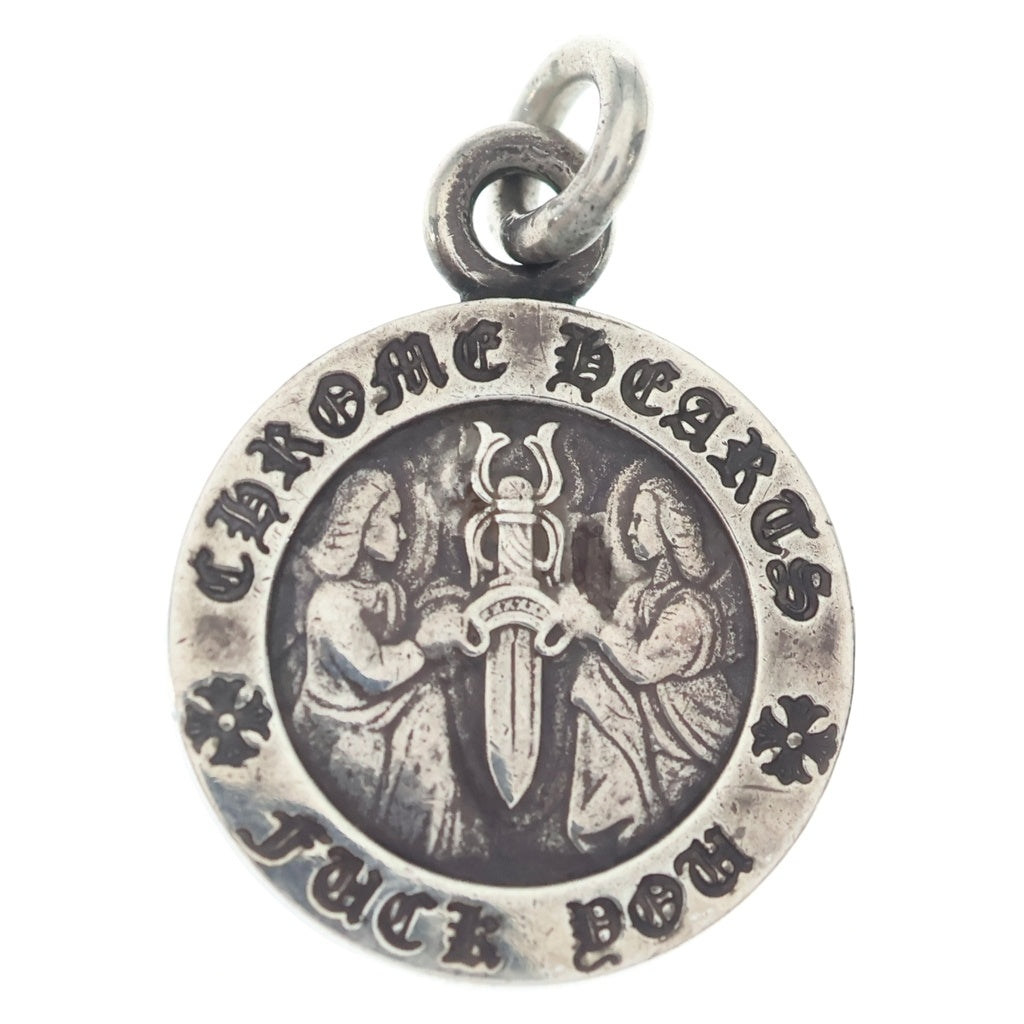 CHROME HEARTS(クロムハーツ) CHRM ANGL MDL V1 エンジェルメダルチャーム ペンダントトップ シルバー BCA229