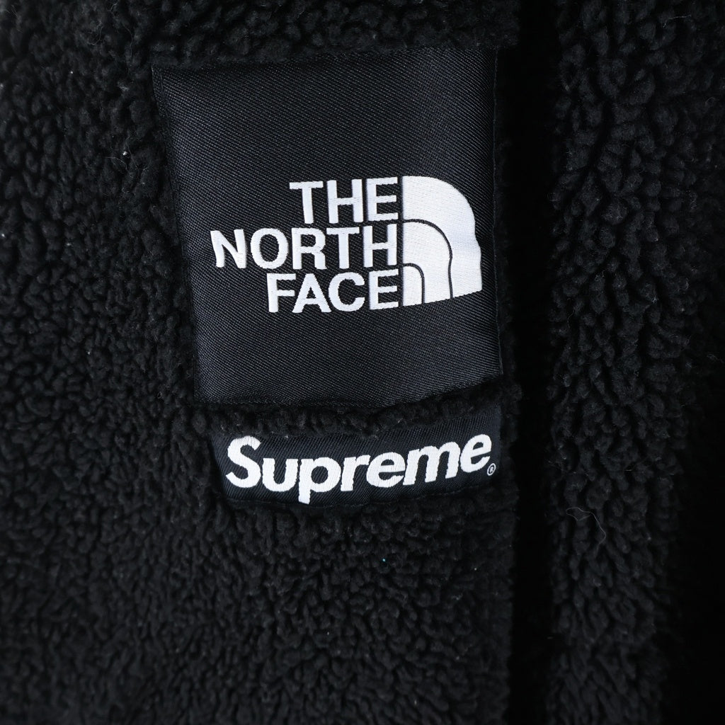 SUPREME(シュプリーム) 20AW ×THE NORTH FACE S Logo Hooded Fleece Jacket ザノースフェイス Sロゴ フーデッドフリースジャケット ブラック NF0A5EHN