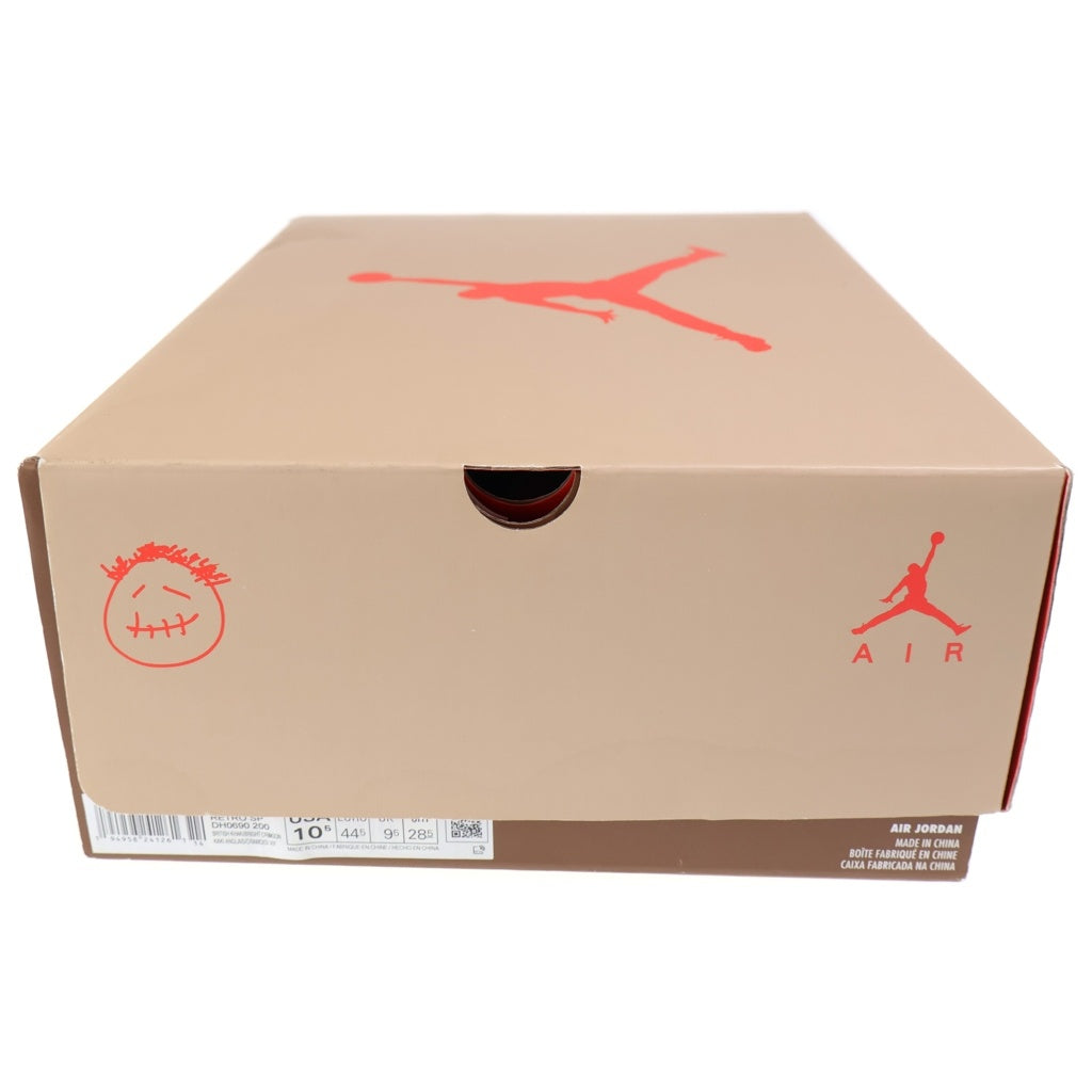 NIKE(ナイキ) ×TRAVIS SCOTT AIR JORDAN6 RETRO SP トラヴィススコット エアジョーダン レトロ ハイカットスニーカー ブラウン US10.5/28.5cm DH0690-200