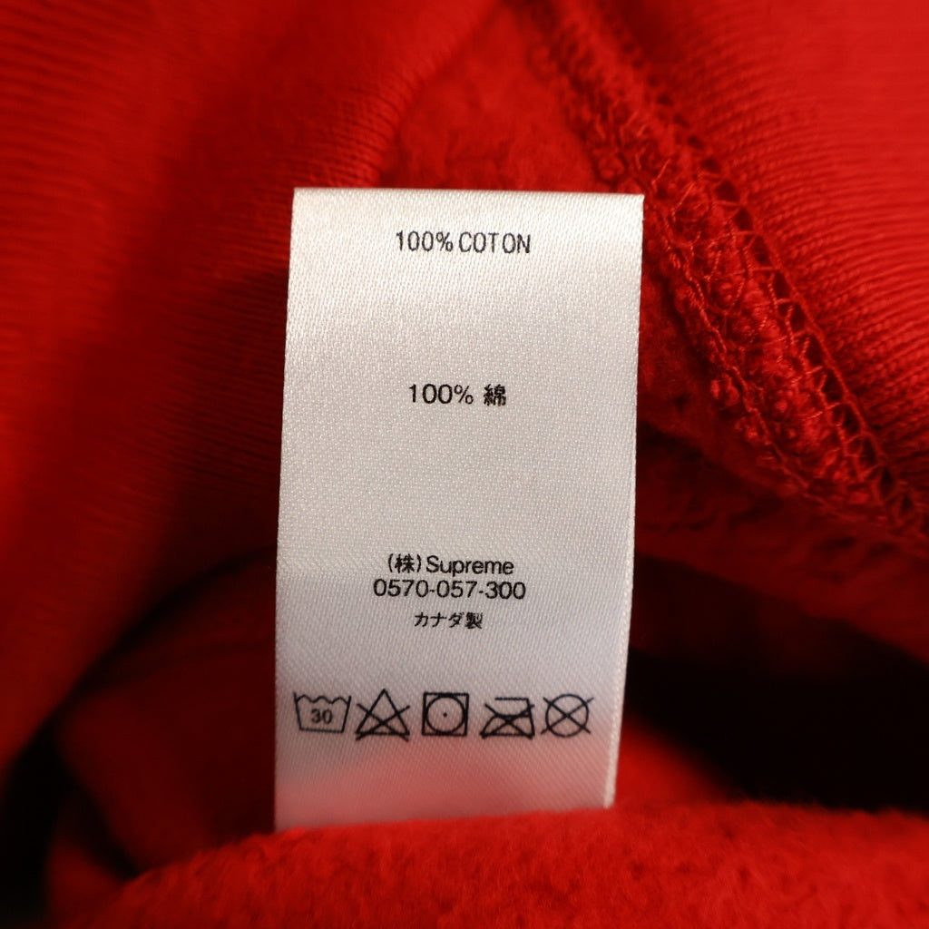 SUPREME(シュプリーム) 21SS ×KAWS Chalk Logo Hooded Sweatshirt カウズ チョークロゴ プルオーバーフーデッドスウェットパーカー レッド