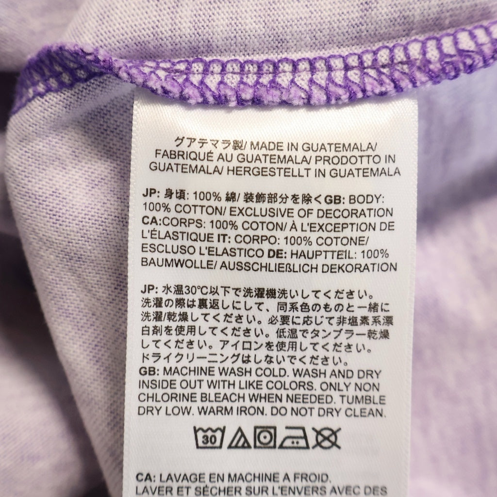 SUPREME(シュプリーム) 22AW xThe North Face Pigment Printed L/S Top ザノースフェイス ピグメント プリンテッド クルーネック長袖Tシャツ ロングスリーブカットソー パープル NF0A82SNICR