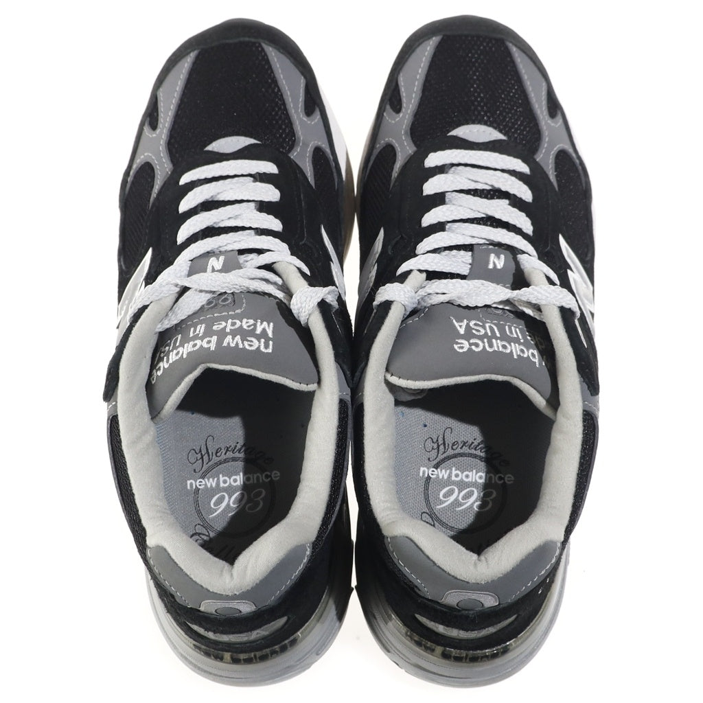New Balance(ニューバランス) USA製 スエードメッシュ ローカットスニーカー ブラック US8/26cm MR993BK