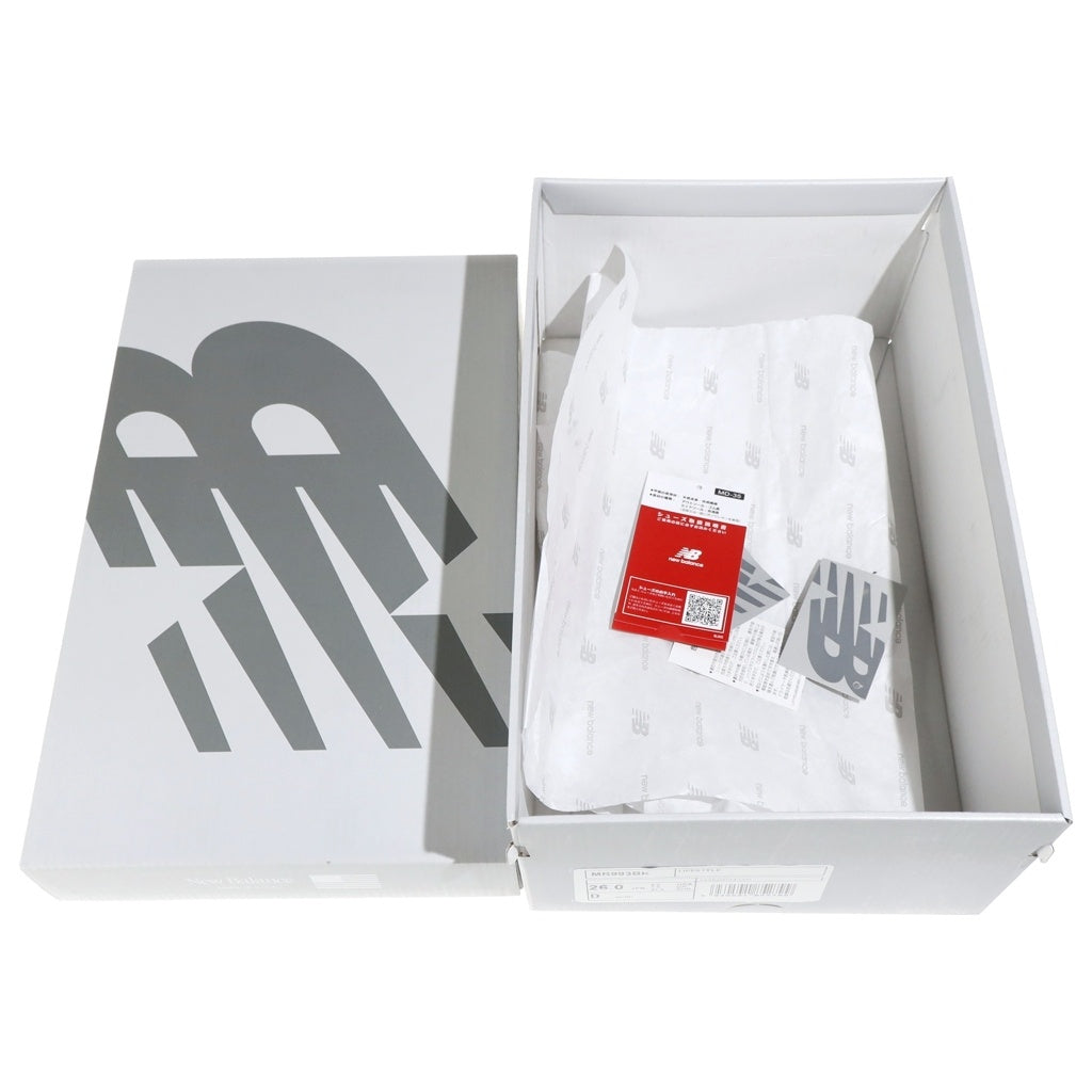 New Balance(ニューバランス) USA製 スエードメッシュ ローカットスニーカー ブラック US8/26cm MR993BK