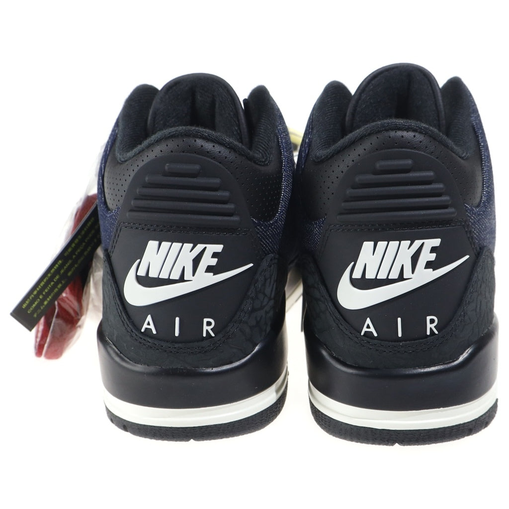 NIKE(ナイキ) ×LEVI'S AIR JORDAN 3 RETRO SP リーバイス エアジョーダン3 レトロ デニム ハイカットスニーカー インディゴ US7/25cm IH7959-400
