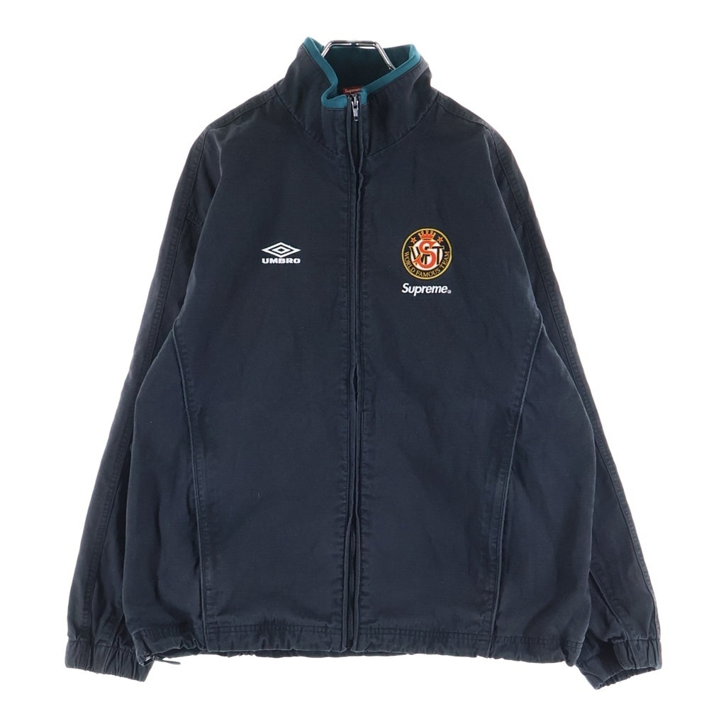 SUPREME(シュプリーム) 23AW ×UMBRO Cotton Ripstop Track Jacket アンブロ コットンリップストップ ジップアップ トラックジャケット ブラック