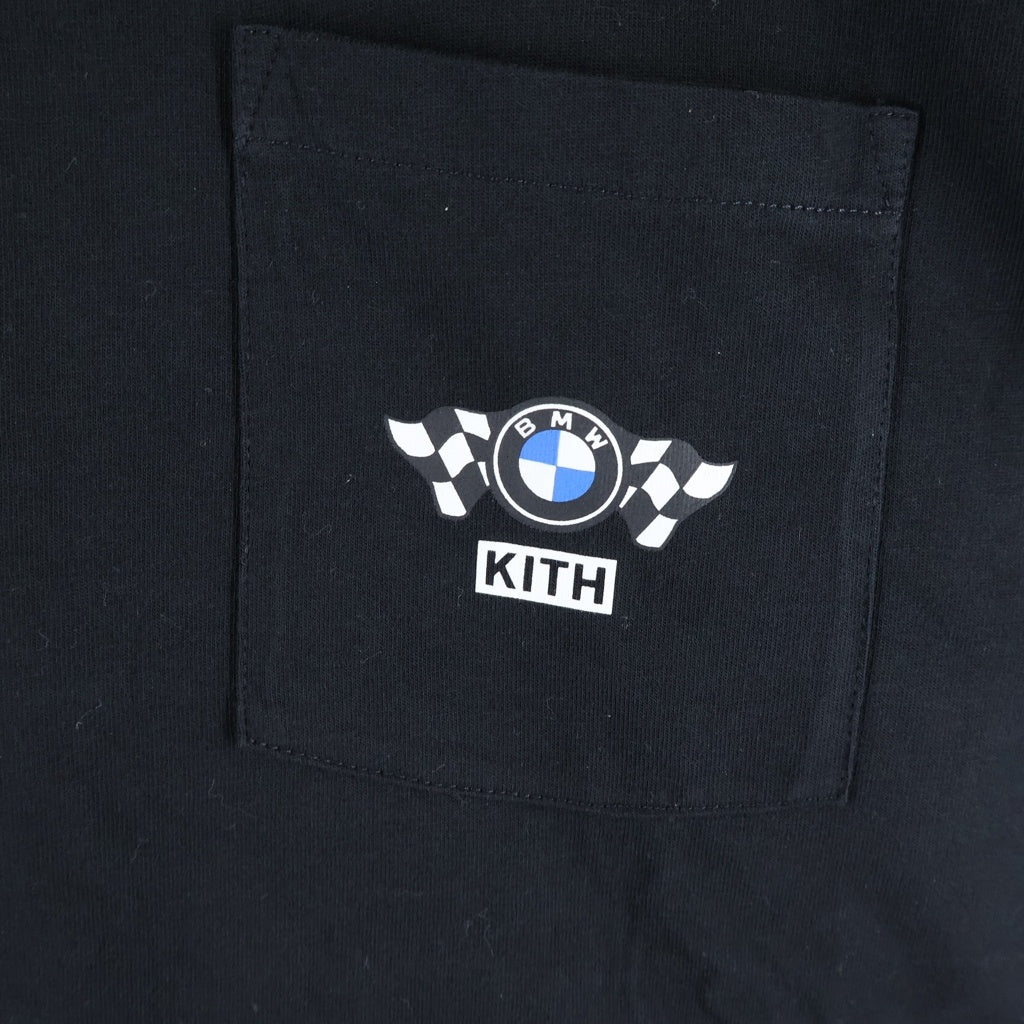 KITH(キス) 26AW BMW M3 Schematic Pocket Tee ビーエムダブリュー エムスリー スケマティック ポケット クルーネック 半袖Tシャツ カットソー ブラック 26-073-060-0164