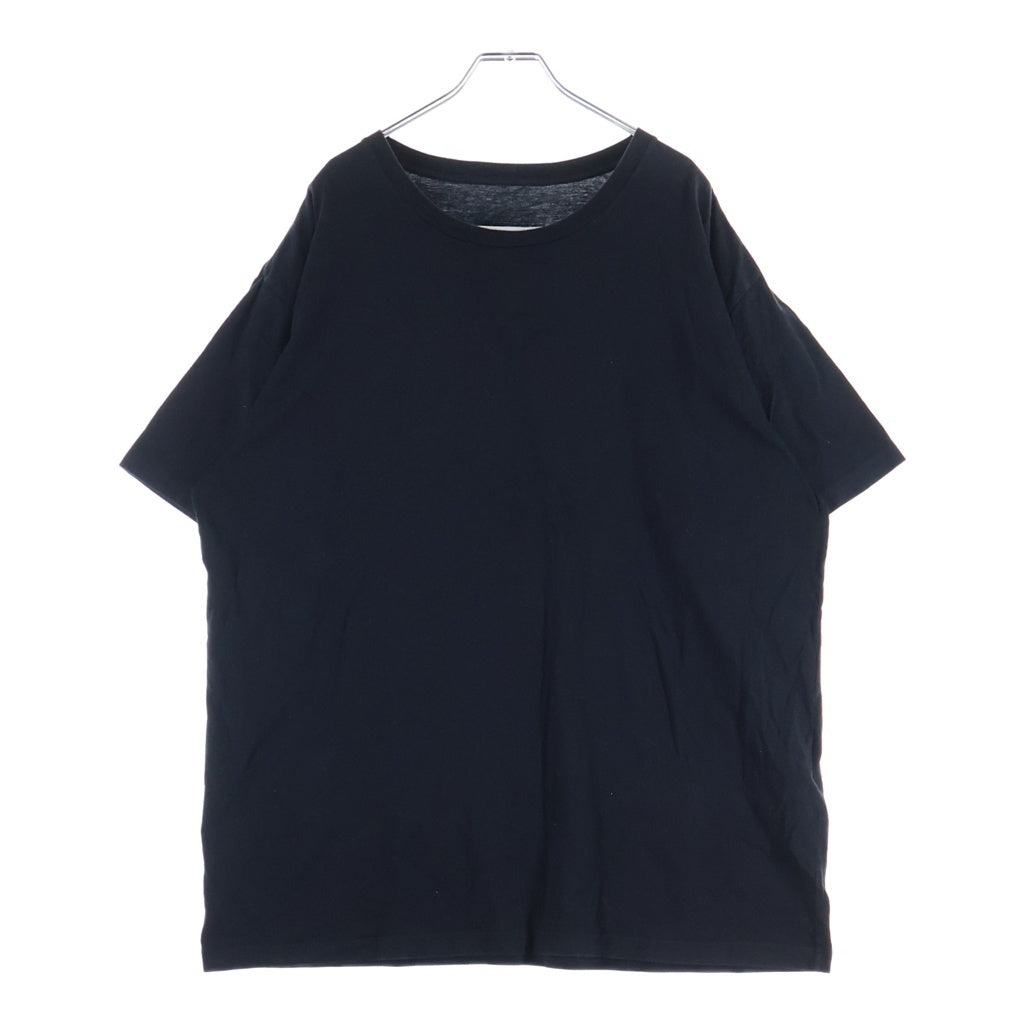 MM6 Maison Margiela(エムエムシックスメゾンマルジェラ) 18SS バックプリント クルーネック 半袖Tシャツ カットソー ブラック S32GC0483 S21058