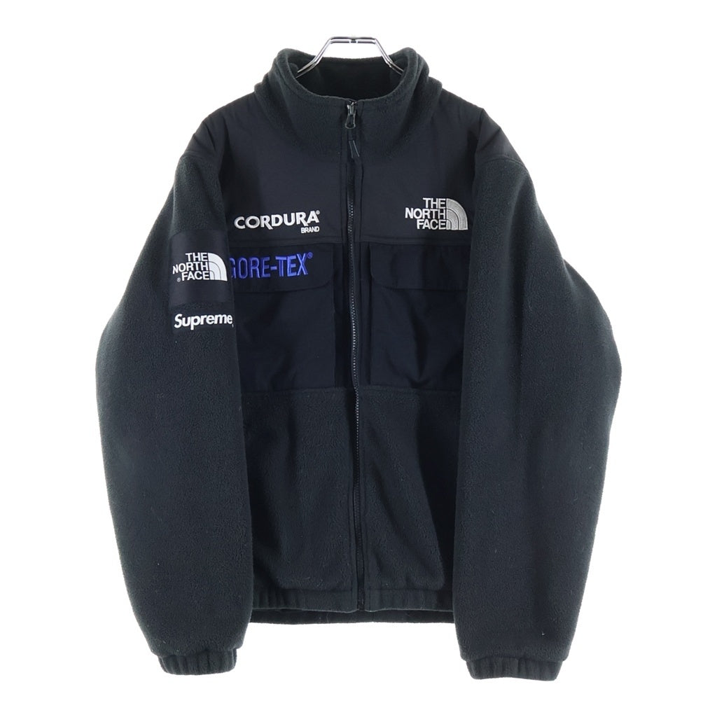 SUPREME(シュプリーム) 18AW ×THE NORTH FACE Expedition Fleece jacket ザノースフェイス エクスペディション フリースジャケット ブラック NL71809I