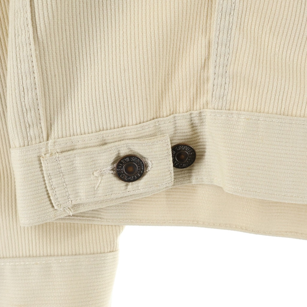 Levi's(リーバイス) 70S VINTAGE 70505 PIQUE ヴィンテージ黒タブBIG E ボタン裏88 ピケ トラッカージャケット ベージュ