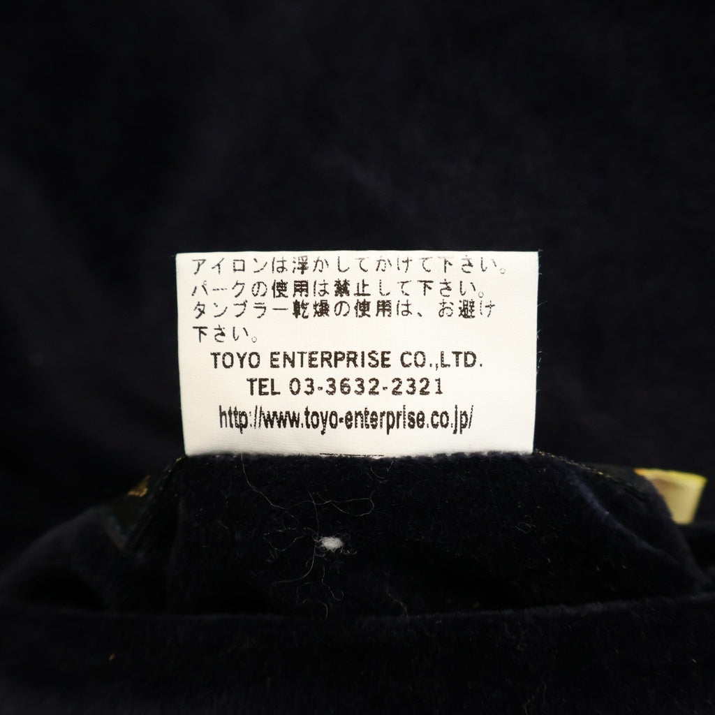 東洋エンタープライズ(トウヨウエンタープライズ) SOUVENIR JACKET スーベニア 別珍 龍 USMC髑髏 リバーシブルスカジャン イエロー/ブラック TT11147