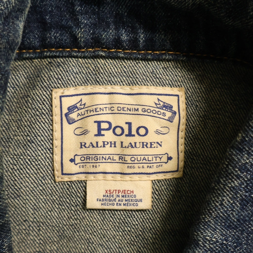 POLO RALPH LAUREN(ポロラルフローレン) DENIM TRUCKER JACKET デニムトラッカージャケット インディゴ 710673235001