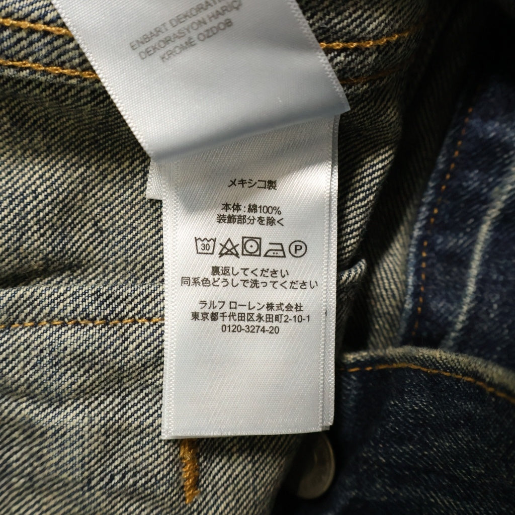 POLO RALPH LAUREN(ポロラルフローレン) DENIM TRUCKER JACKET デニムトラッカージャケット インディゴ 710673235001