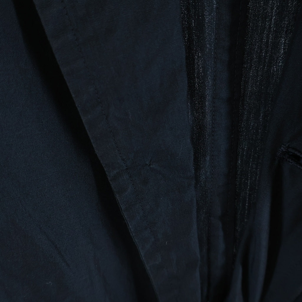 AURALEE(オーラリー) 17SS FINX SILK CHAMBRAY JACKET フィンクスシルク シャンブレー テーラードジャケット ネイビー A7SJ025C
