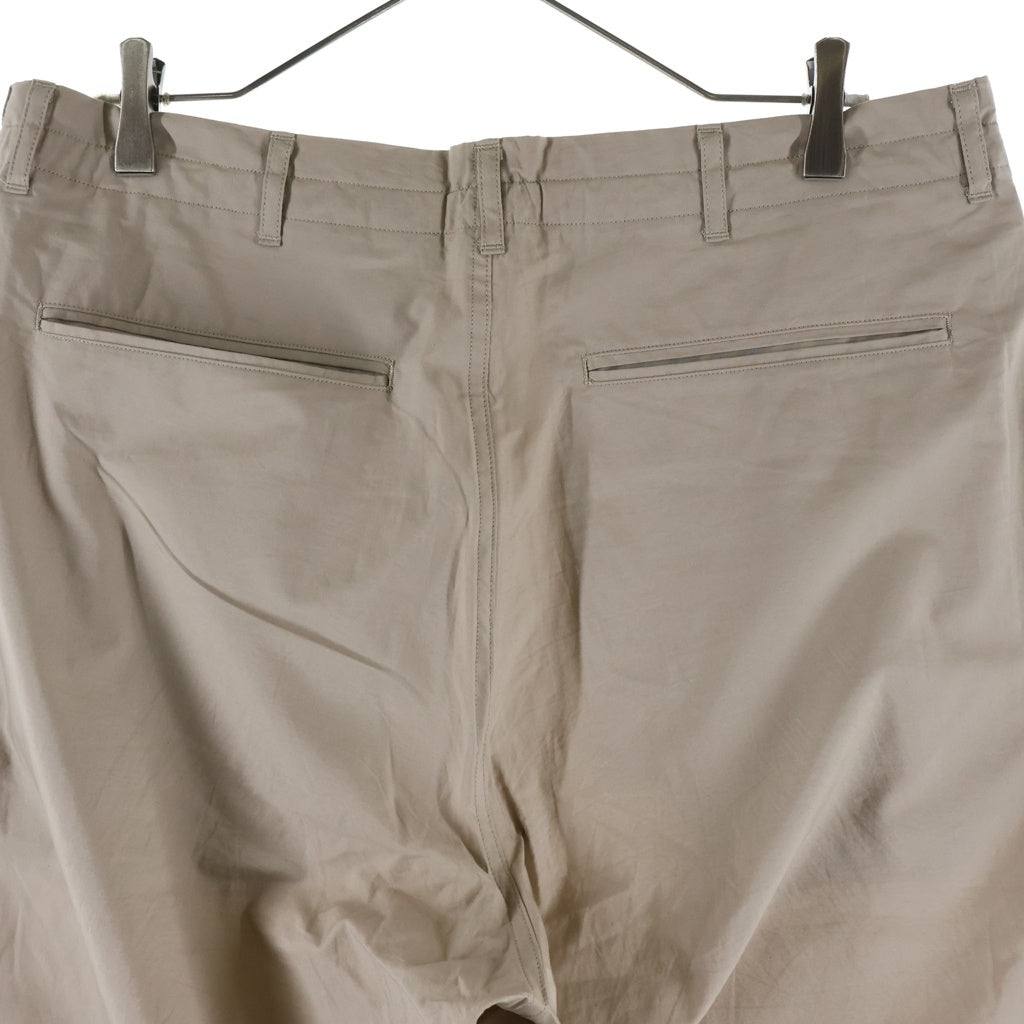 AURALEE(オーラリー) 18SS SELVEDGE WEATHER CLOTH EASY PANTS セルベッジ ウェザークロス ドローストリングイージーパンツ ベージュ A8SP03WC